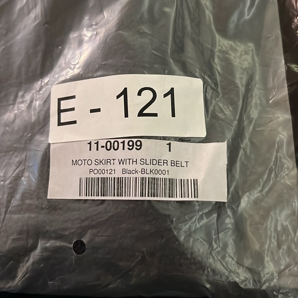 SONCY - Moto Skirt With Slider Belt - Picture 4 of 5